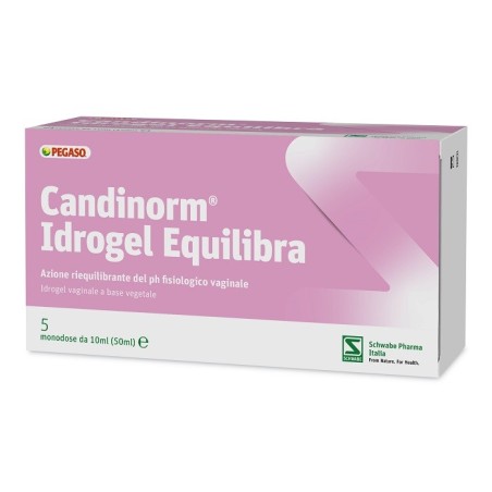 Schwabe Candinorm idrogel equilibra gel per la flora vaginale 50 ml