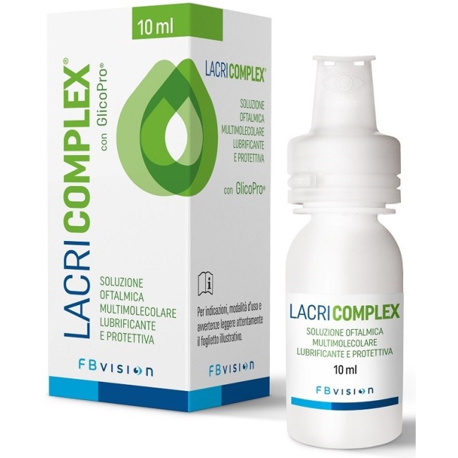 Lacricomplex soluzione oftalmica lubrificante protettiva 10 ml Lacricomplex soluzione oftalmica lubrificante protettiva 10 ml