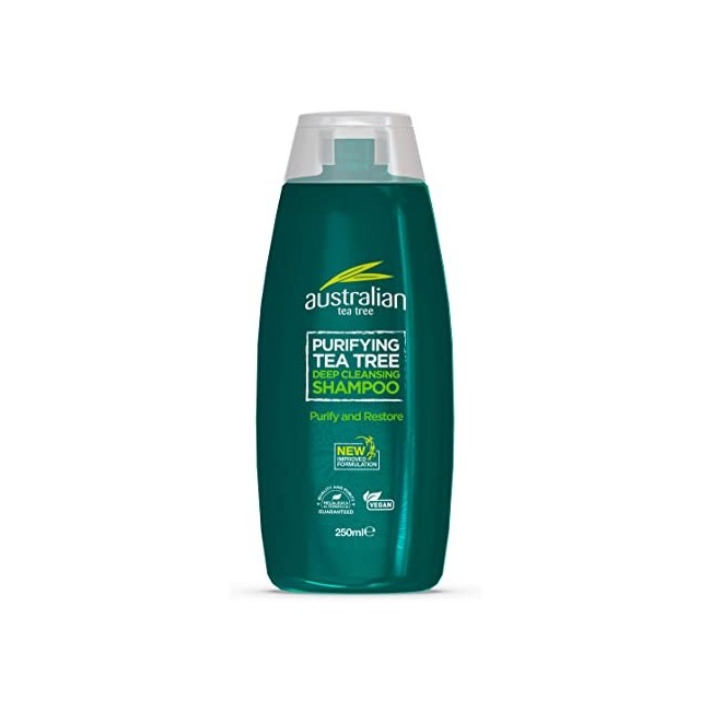 Australian tea tree shampoo purificante pulizia profonda 250ml Australian tea tree shampoo purificante pulizia profonda 250ml