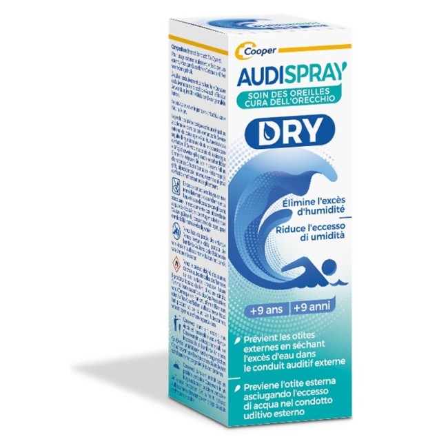 Pasquali Audispray dry 30 ml per asciugare l'acqua nell'orecchio Pasquali Audispray dry 30 ml per asciugare l'acqua nell'orecchio