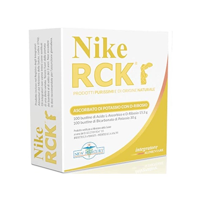 Nike Rck Ascorbato Potassio + Ribosio 200 Bustine 3 Pezzi