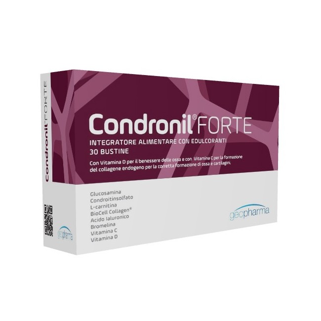 Geofarma Condronil forte 30 bustine integratore per le articolazioni Geofarma Condronil forte 30 bustine integratore per le articolazioni