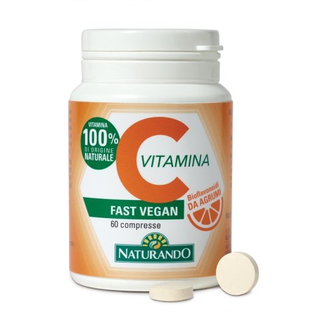 Naturando Vitamina c fast vegan integratore 60 compresse