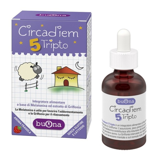 Steve jones Circadiem 5 tripto gocce di melatonina 30 ml Steve jones Circadiem 5 tripto gocce di melatonina 30 ml