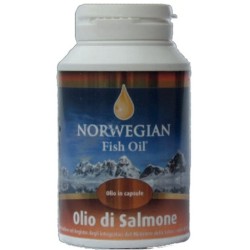 Norvegian fish oil Omega 3 olio di salmone 180 capsule