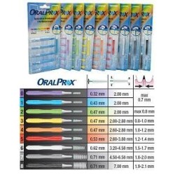 Oralprox scovolini blister misura 1 colore azzurro 5 pezzi