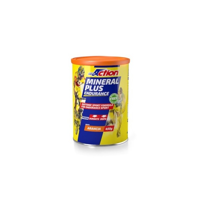 Proaction mineral plus energetico e salino isotonico all'arancia 450 g Proaction mineral plus energetico e salino isotonico all'arancia 450 g
