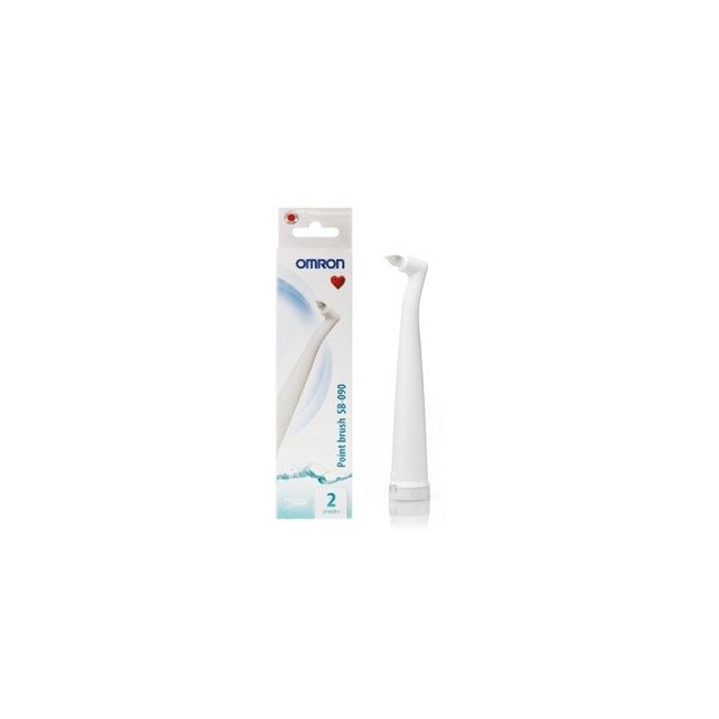 Omron spazzolino point brush 2 testine monociuffo