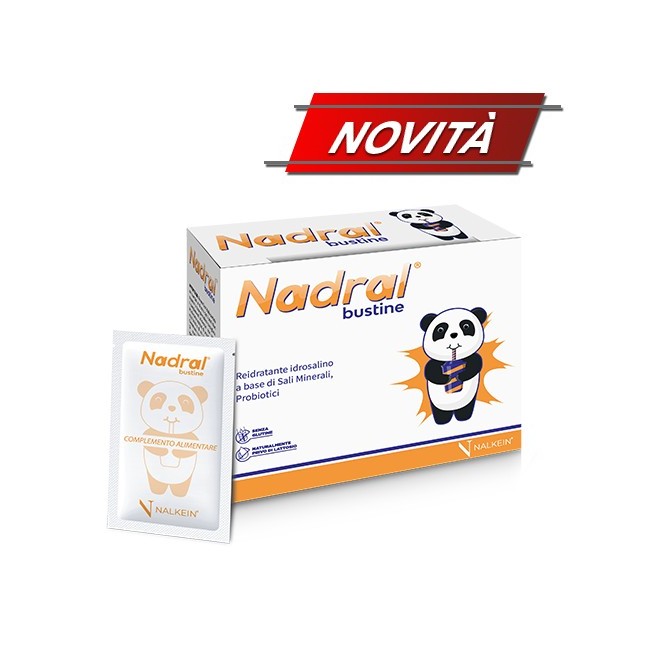 Nalkein farma Nadral 16 bustine di sali minerali e probiotici
