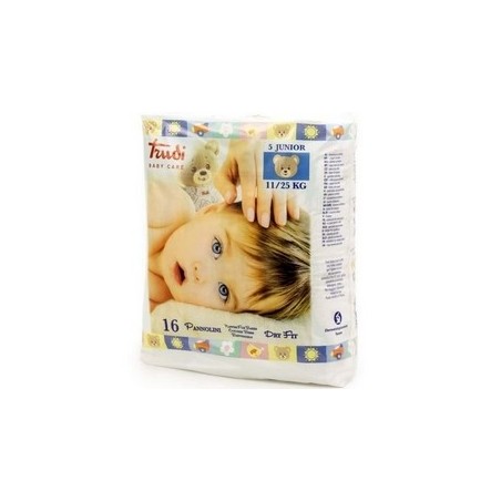 Trudi baby care pannolino bambini junior 11/25 kg 16 pezzi Trudi baby care pannolino bambini junior 11/25 kg 16 pezzi