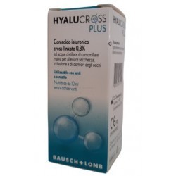 Hyalucross plus 10 ml collirio per la secchezza oculare