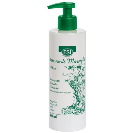 Esi sapone marsiglia aloe detergente pelle senibile 400 ml Esi sapone marsiglia aloe detergente pelle senibile 400 ml