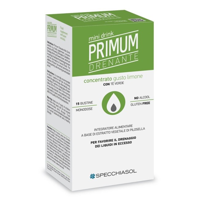 Specchiasol Primum drenante minidrink limone Specchiasol Primum drenante minidrink limone