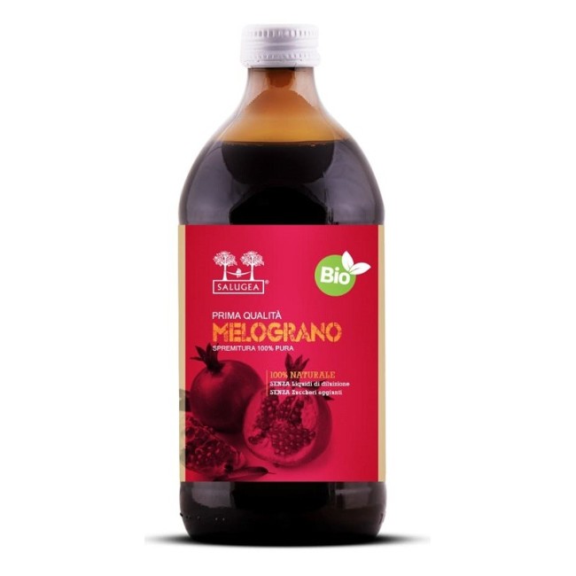 Salugea succo melograno bio bevanda antiossidante 500 ml Salugea succo melograno bio bevanda antiossidante 500 ml