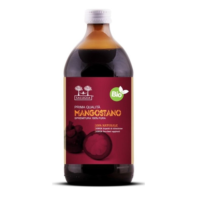 Salugea succo mangostano bio alimento antiossidante 500 ml Salugea succo mangostano bio alimento antiossidante 500 ml
