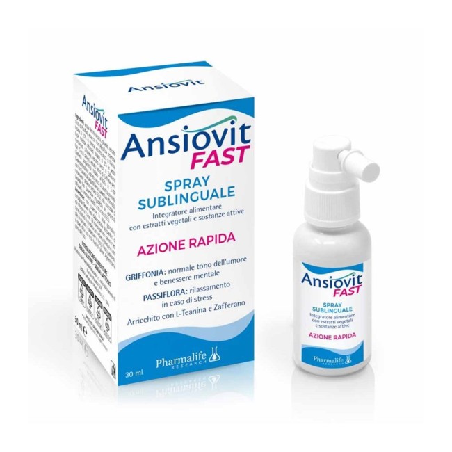 Pharmalife Ansiovit fast spray sublinguale 30 ml Pharmalife Ansiovit fast spray sublinguale 30 ml