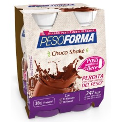 Pesoforma choco shake pasto sostitutivo 4x236 ml