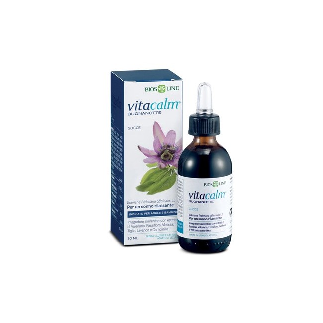 Bios line Vitacalm buonanotte gocce per dormire 50 ml Bios line Vitacalm buonanotte gocce per dormire 50 ml