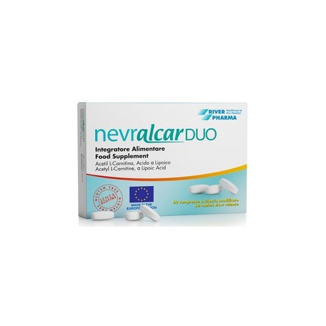 River pharma Nevralcar duo integratore 20 compresse River pharma Nevralcar duo integratore 20 compresse