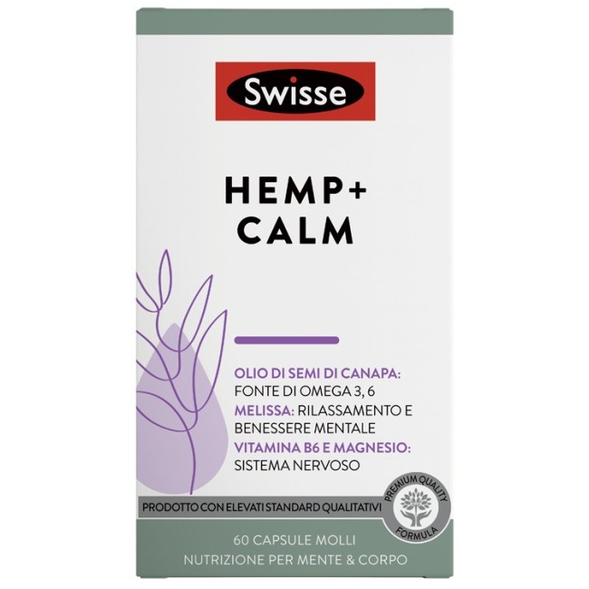 Swisse hemp+ calm 60 capsule integratore calmante Swisse hemp+ calm 60 capsule integratore calmante
