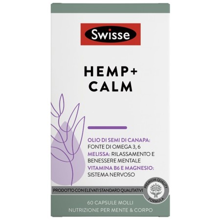 Swisse hemp+ calm 60 capsule integratore calmante Swisse hemp+ calm 60 capsule integratore calmante