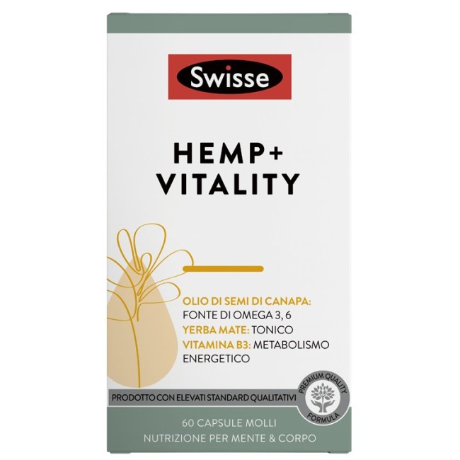 Swisse hemp+ vitality 60 capsule integratore energetico Swisse hemp+ vitality 60 capsule integratore energetico