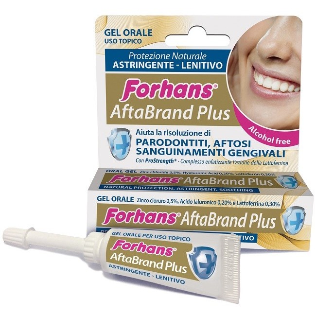 Uragme Forhans aftabrand plus gel orale per afte 10 ml Uragme Forhans aftabrand plus gel orale per afte 10 ml