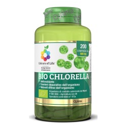 Optima naturals Colours of life bio chlorella 200 compresse