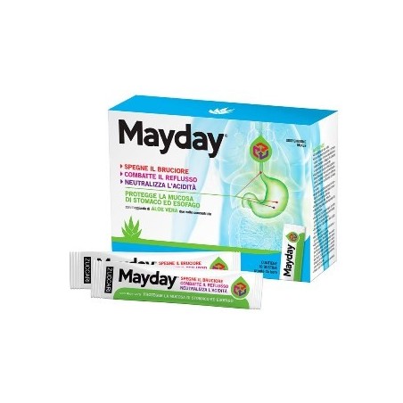 Mayday sospensione per uso orale alla menta 18 stick 10 ml Mayday sospensione per uso orale alla menta 18 stick 10 ml