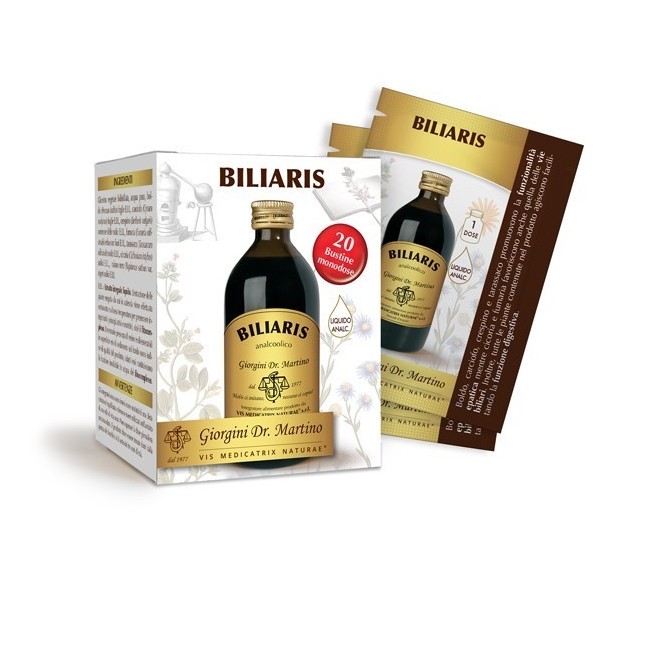 Dottor Giorgini Biliaris analcoolico 20 bustine da 10 ml Dottor Giorgini Biliaris analcoolico 20 bustine da 10 ml