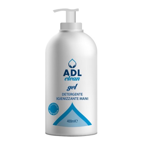 Adl clean gel igienizzante e disinfettante per le mani 400 ml
