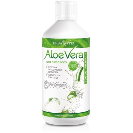 Erba vita Aloe vera puro succo integratore depurativo 1 Erba vita Aloe vera puro succo integratore depurativo 1
