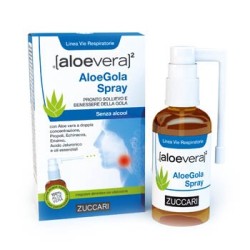 Aloevera2 aloegola spray per il mal di gola con tea tree oli 30 ml