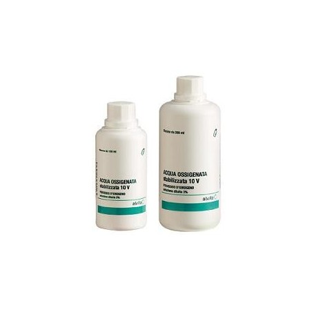 Alvita Acqua ossigenata 10 volumi disinfettante 100 ml Alvita Acqua ossigenata 10 volumi disinfettante 100 ml