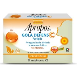 Apropos gola defens c ace 20 pastiglie per alleviare il mal di gola