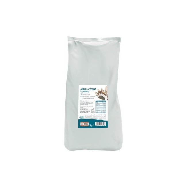 Fior di loto argilla verde in polvere per uso esterno 3kg Fior di loto argilla verde in polvere per uso esterno 3kg