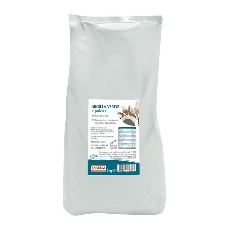 Fior di loto argilla verde in polvere per uso esterno 3kg