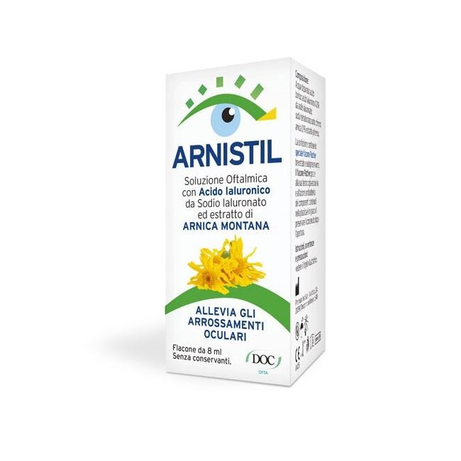 Arnistil soluzione oftalmica acido ialuronico estratto di arnica 8 ml