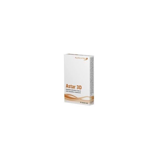 Alfa intes Astar 3d integratore antiossidante 20 capsule molli