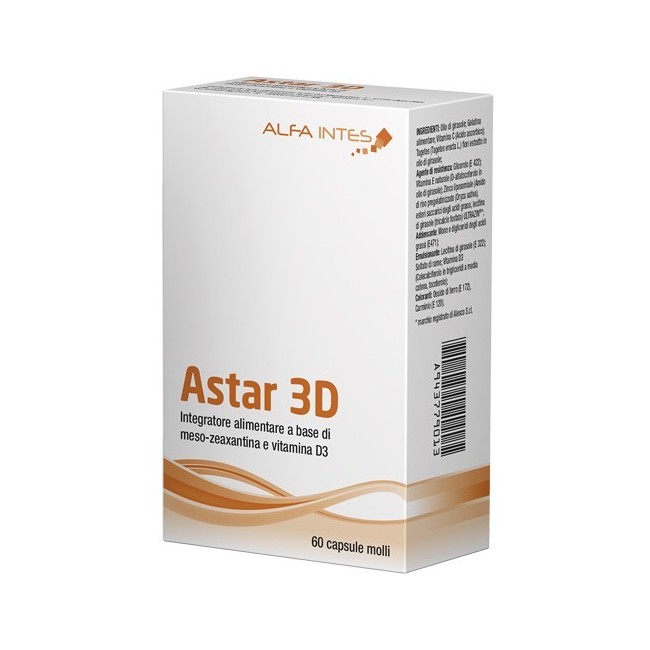 Alfa intes Astar 3d integratore antiossidante 60 capsule molli