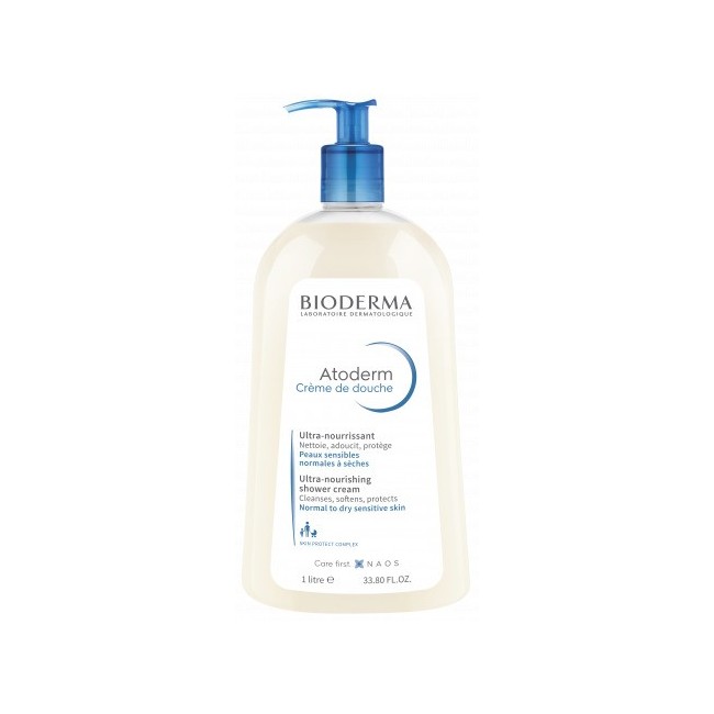 Bioderma Atoderm doccia crema pelle sensibile 1 litro