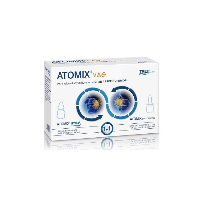 Atomix vas kit per igiene funzionale delle vie aeree superiori