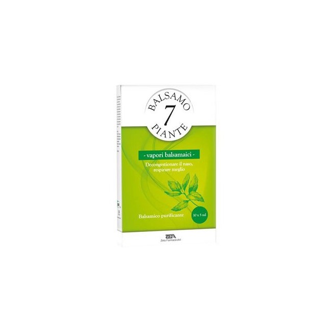 Balsamo delle 7 piante vapori balsamici 10 fiale da 5 ml