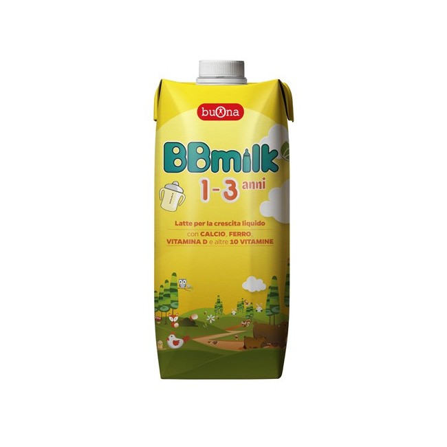 Bbmilk 1-3 latte di crescita liquido da 12 mesi 500 ml Bbmilk 1-3 latte di crescita liquido da 12 mesi 500 ml