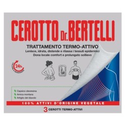  Dr bertelli cerotto termo-attivo con estratti vegetali 3 pezzi