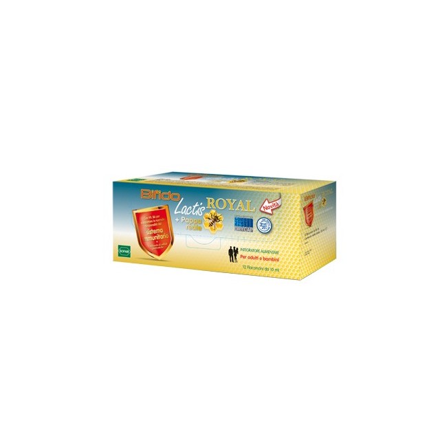 Sofar Bifidolactis royal integratore 12 flaconcini 10 ml Sofar Bifidolactis royal integratore 12 flaconcini 10 ml
