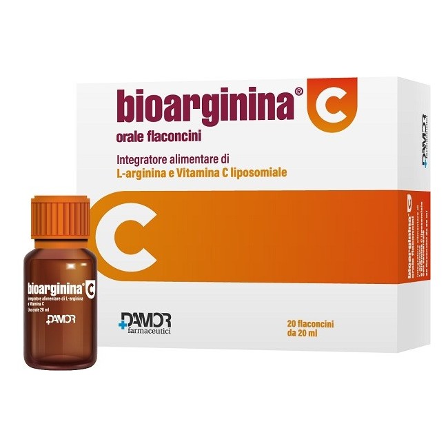 Damor Bioarginina c orale 20 flaconcini integratore di arginina Damor Bioarginina c orale 20 flaconcini integratore di arginina