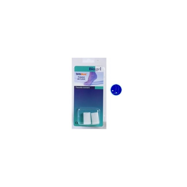 Tecniwork Biogel fascia tubolare misura media 2 pezzi Tecniwork Biogel fascia tubolare misura media 2 pezzi