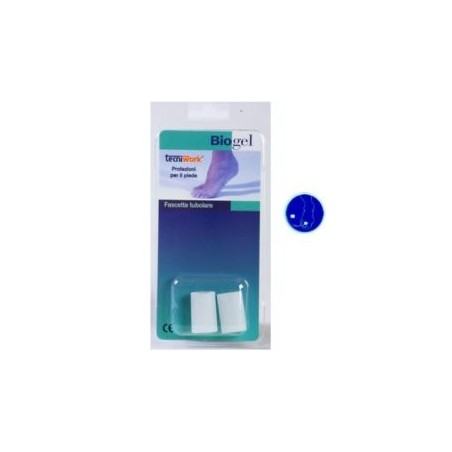 Tecniwork Biogel fascia tubolare misura media 2 pezzi