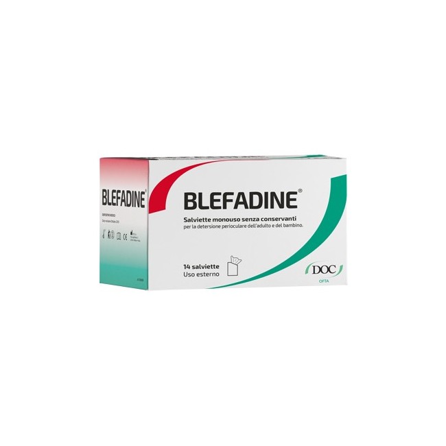 Blefadine 14 salviette monouso per detersione perioculare